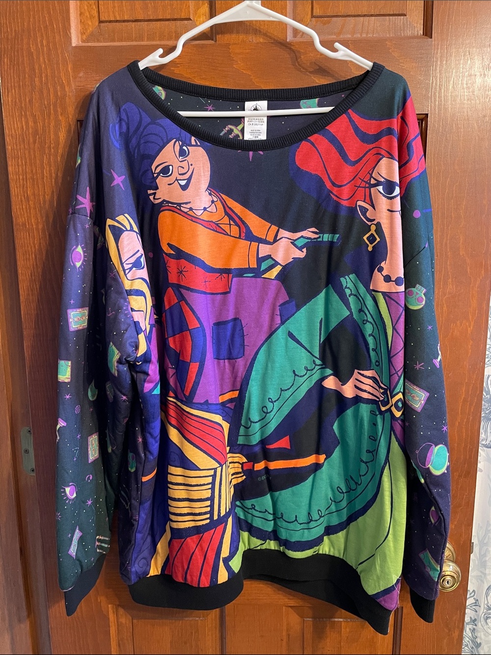 Disney Hocus Pocus Reversible Sweatshirt XL Sanderson Sisters Halloween NWT